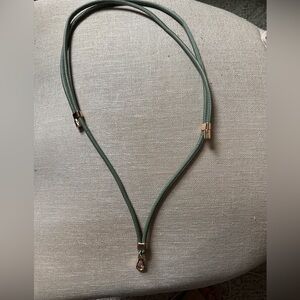 Adjustable Leather Lanyard